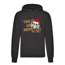 Kersttrui "This is as merry....." - Afbeelding 1