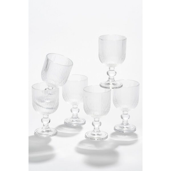 Merlot Wijnglas - Set van 6 - 250 ml - Glas - Transparant