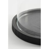 Hella Glazen Stolp - H23 x Ø17 cm - Transparant, Zwart - Afbeelding 3