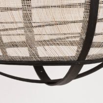 Pella Hanglamp - H44 x Ø45 cm - Linnen - Off White - Afbeelding 2