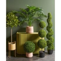 Areca Palm Kunstplant in Pot - H134 x Ø50 cm - Groen - Afbeelding 6