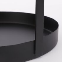 Etagere 2 Laags - H41 x Ø25 cm - Metaal - Zwart - Afbeelding 3