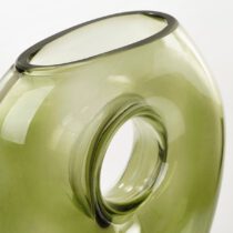 Jay Vaas - L18 x B8 x H23 cm - Glas - Lichtgroen - Afbeelding 3