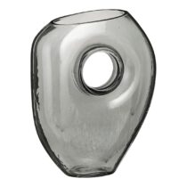 Jay Vaas - L18 x B7,5 x H22,5 cm - Glas - Grijs
