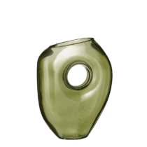 Jay Vaas - L18 x B8 x H23 cm - Glas - Lichtgroen - Afbeelding 2
