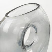 Jay Vaas - L18 x B8 x H23 cm - Glas - Grijs - Afbeelding 3